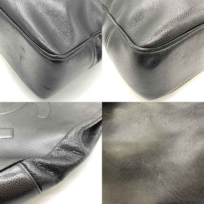 Chanel Caviar Leather Tote Bag Black