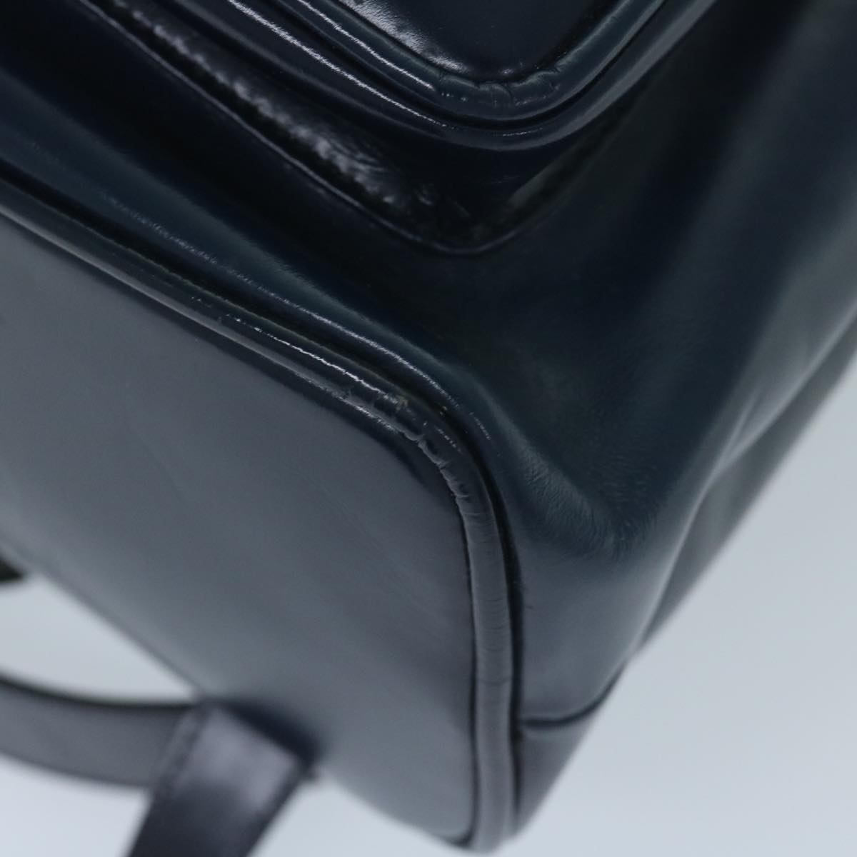 GUCCI Bamboo Backpack Enamel Navy 003 2058 0016 5  60145