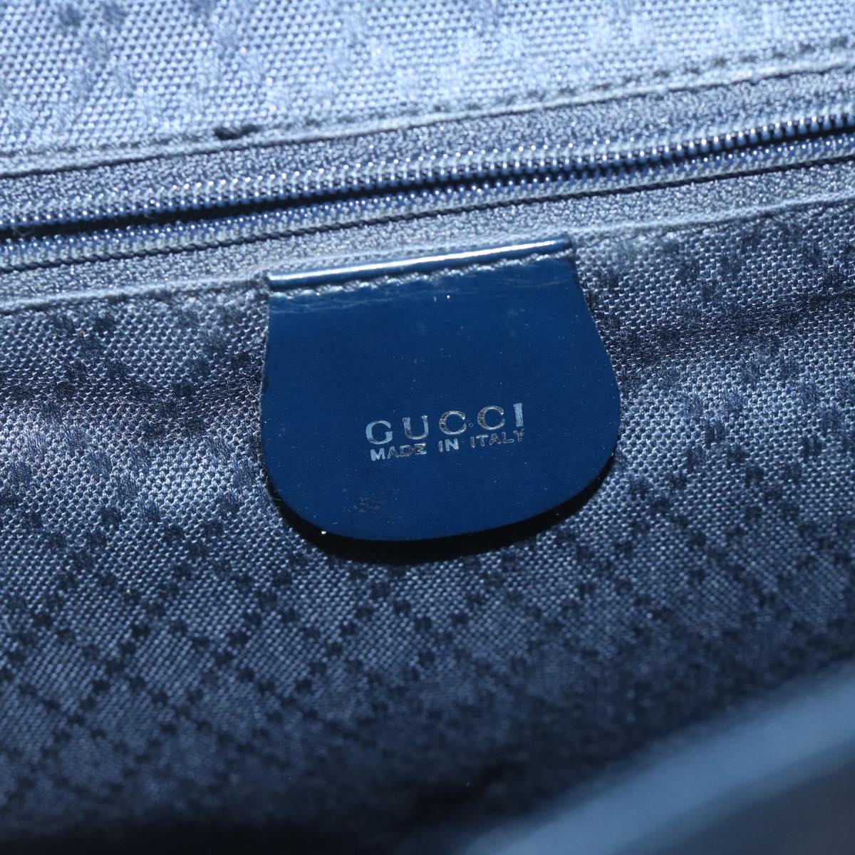 GUCCI Bamboo Backpack Enamel Navy 003 2058 0016 5  60145