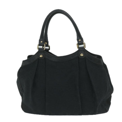 GUCCI GG Canvas Tote Bag Black 211944  60147