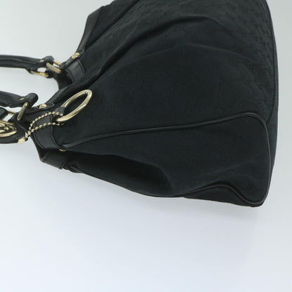 GUCCI GG Canvas Tote Bag Black 211944  60147