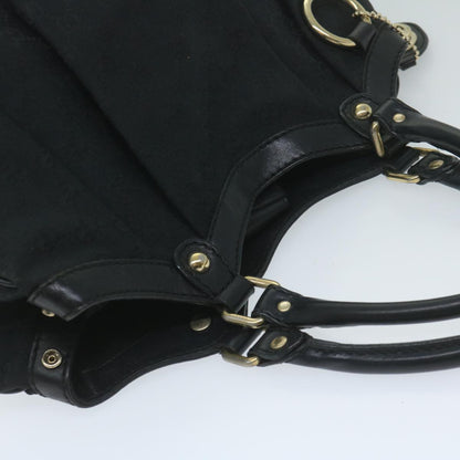 GUCCI GG Canvas Tote Bag Black 211944  60147