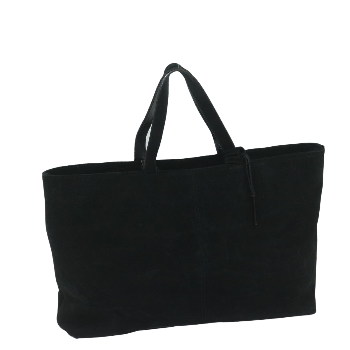 GUCCI Tote Bag Suede Leather Black 002 2113 0476  60148