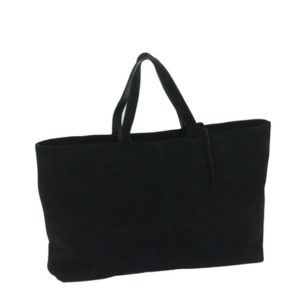 GUCCI Tote Bag Suede Leather Black 002 2113 0476  60148