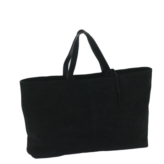 GUCCI Tote Bag Suede Leather Black 002 2113 0476  60148