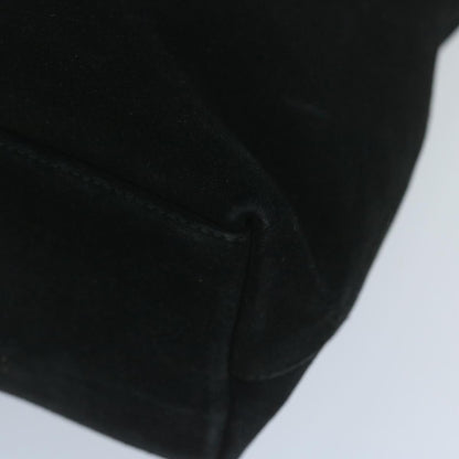 GUCCI Tote Bag Suede Leather Black 002 2113 0476  60148