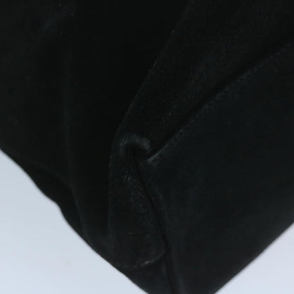 GUCCI Tote Bag Suede Leather Black 002 2113 0476  60148