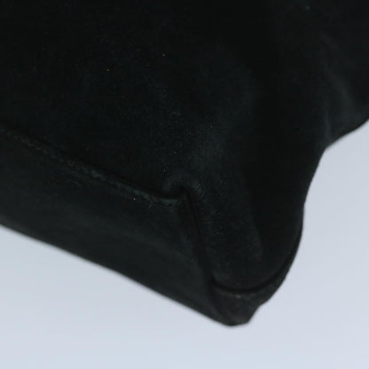 GUCCI Tote Bag Suede Leather Black 002 2113 0476  60148