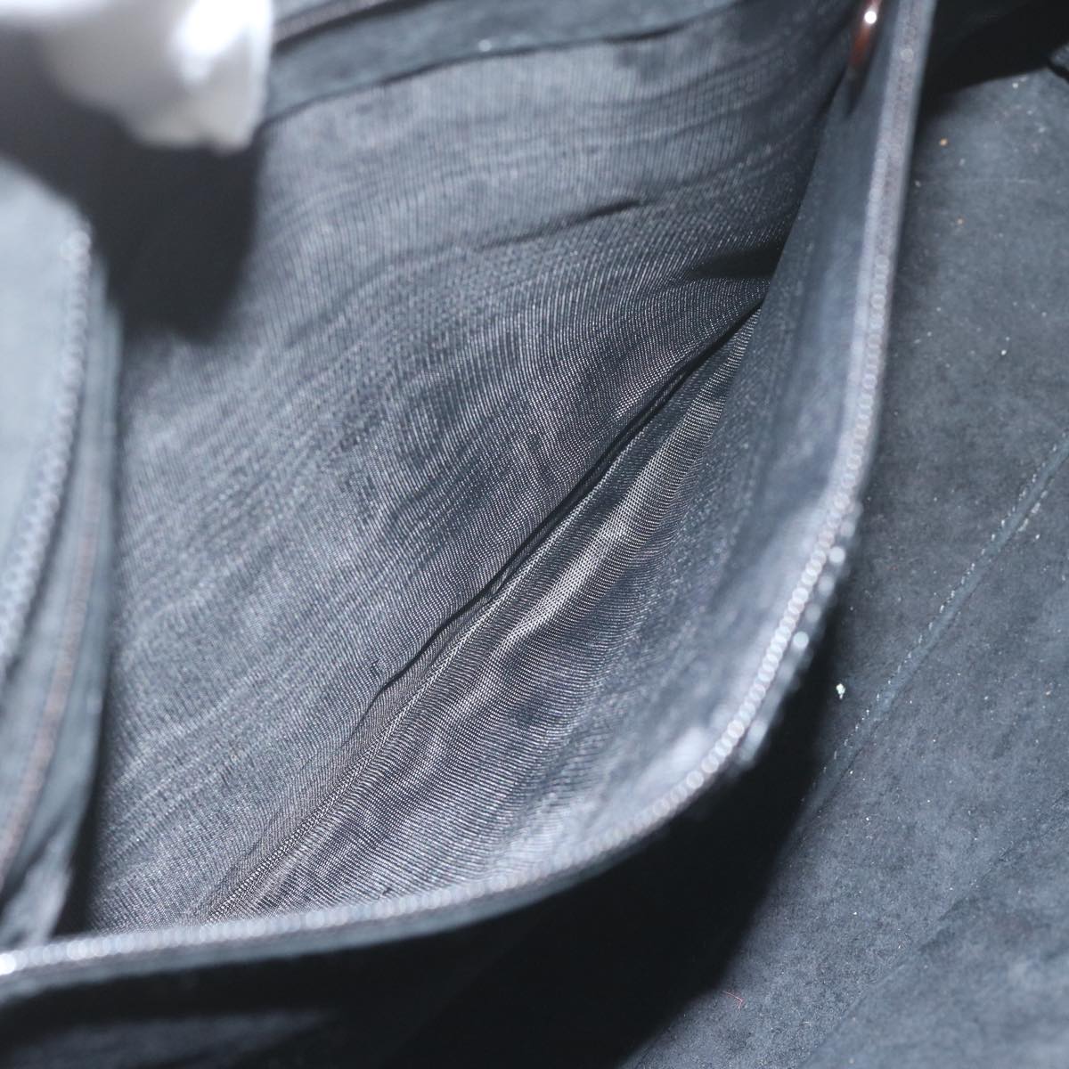 GUCCI Tote Bag Suede Leather Black 002 2113 0476  60148
