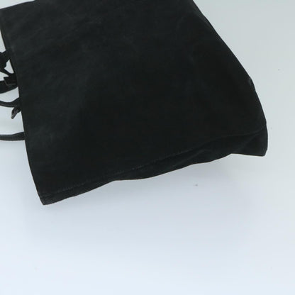 GUCCI Tote Bag Suede Leather Black 002 2113 0476  60148