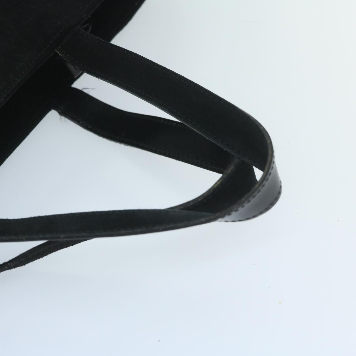 GUCCI Tote Bag Suede Leather Black 002 2113 0476  60148