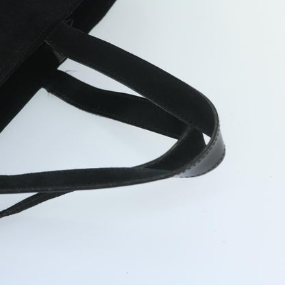 GUCCI Tote Bag Suede Leather Black 002 2113 0476  60148