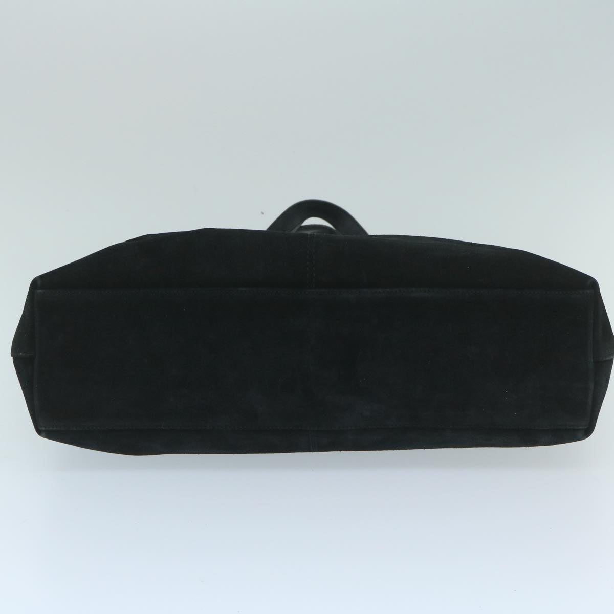 GUCCI Tote Bag Suede Leather Black 002 2113 0476  60148