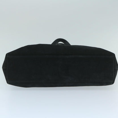 GUCCI Tote Bag Suede Leather Black 002 2113 0476  60148