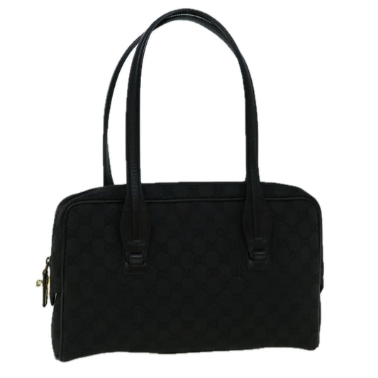 GUCCI GG Canvas Tote Bag Black 90674  60151