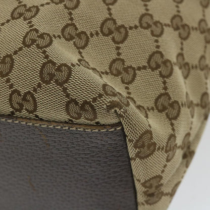GUCCI GG Canvas Tote Bag Beige 153009  60155