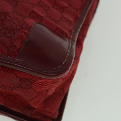 GUCCI GG Canvas Tote Bag Red  60258