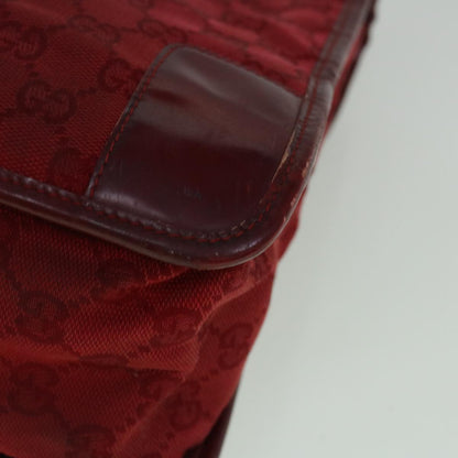 GUCCI GG Canvas Tote Bag Red  60258