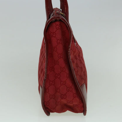 GUCCI GG Canvas Tote Bag Red  60258