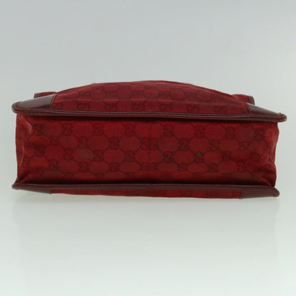 GUCCI GG Canvas Tote Bag Red  60258