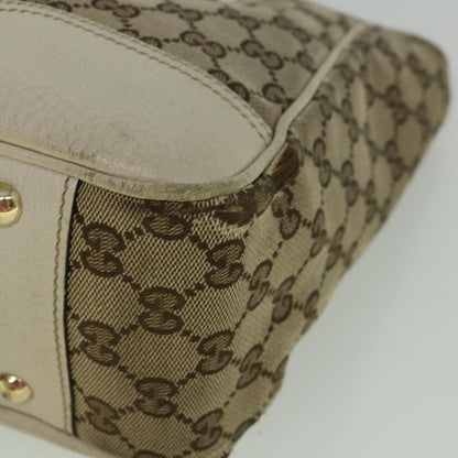 GUCCI GG Canvas Web Sherry Line Tote Bag Beige Red Green 163805  60259