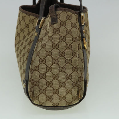 GUCCI GG Canvas Tote Bag Beige 130736  60262