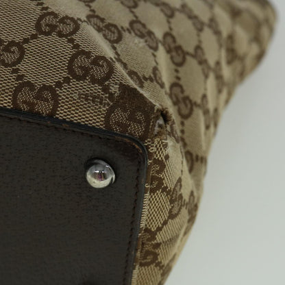 GUCCI GG Canvas Tote Bag Beige 120840  60264