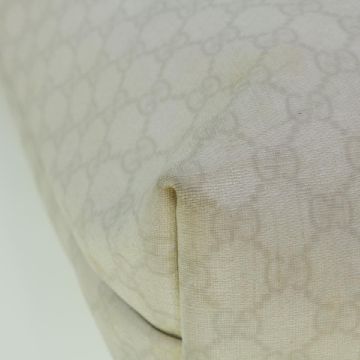 GUCCI GG Canvas Tote Bag PVC White 189896  60267