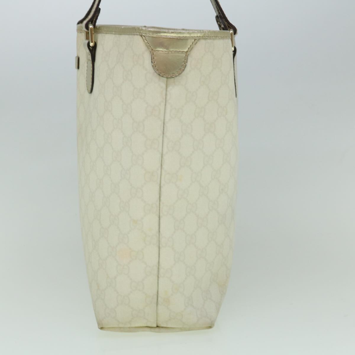 GUCCI GG Canvas Tote Bag PVC White 189896  60267