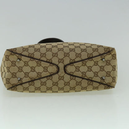 GUCCI GG Canvas Tote Bag Beige 113019  60385