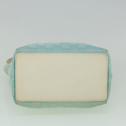 GUCCI GG Canvas Tote Bag Light Blue 002 1099 2404  60388