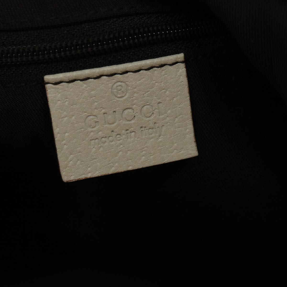 GUCCI GG Canvas Tote Bag Beige White 121023  60389