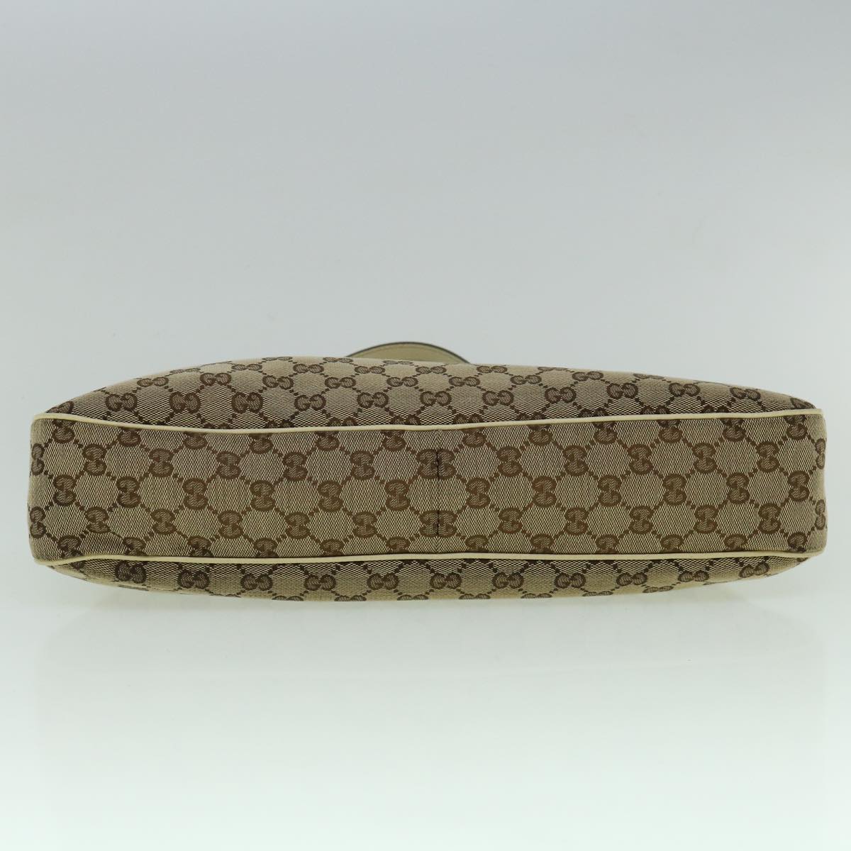 GUCCI GG Canvas Tote Bag Beige White 121023  60389