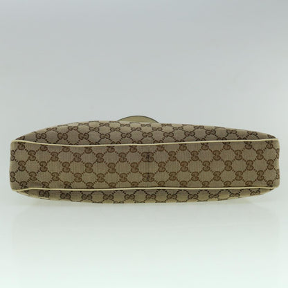 GUCCI GG Canvas Tote Bag Beige White 121023  60389