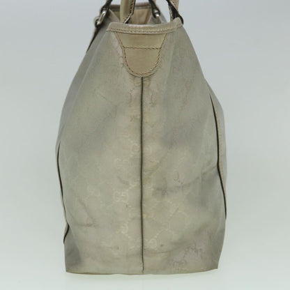 GUCCI GG Implement Canvas Tote Bag Silver 197953  60394