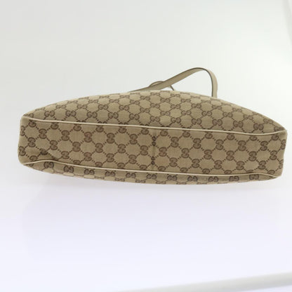 GUCCI GG Canvas Tote Bag Beige 121023  60518
