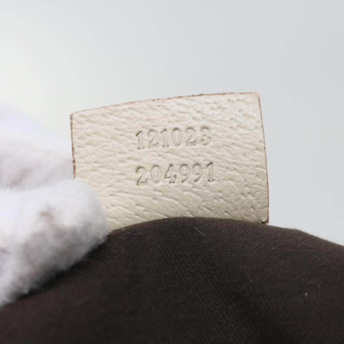 GUCCI GG Canvas Tote Bag Beige 121023  60518