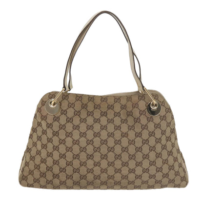 GUCCI GG Canvas Tote Bag Beige 121023  60518