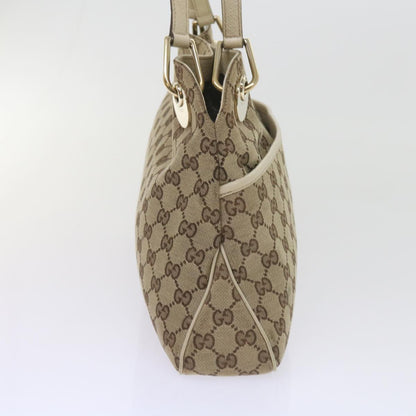 GUCCI GG Canvas Tote Bag Beige 121023  60518