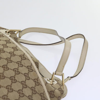 GUCCI GG Canvas Tote Bag Beige 121023  60518