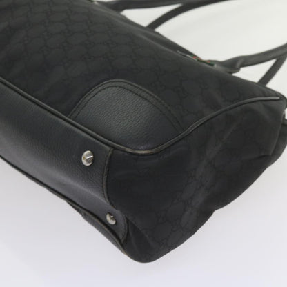 GUCCI GG Canvas Web Sherry Line Tote Bag Black Red Green 293599  60519