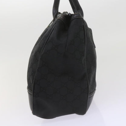 GUCCI GG Canvas Web Sherry Line Tote Bag Black Red Green 293599  60519