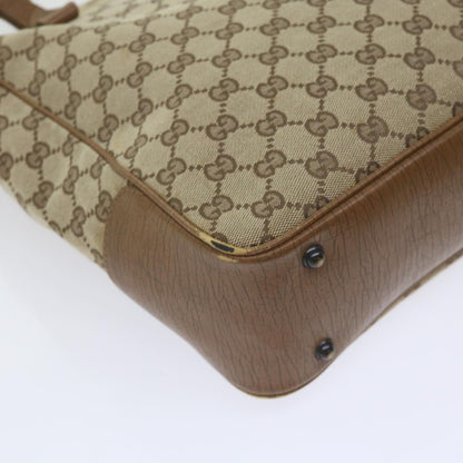 GUCCI GG Canvas Bamboo Tote Bag Beige 112530  60520