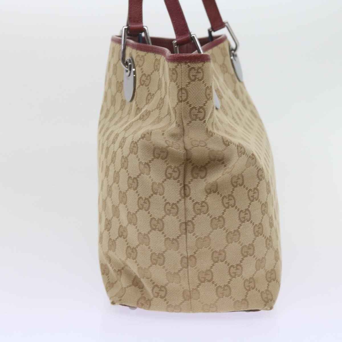 GUCCI GG Canvas Tote Bag Beige 120838  60521