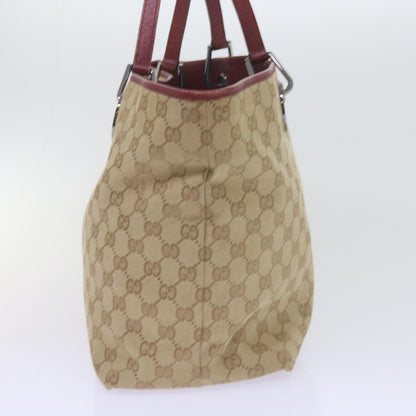 GUCCI GG Canvas Tote Bag Beige 120838  60521