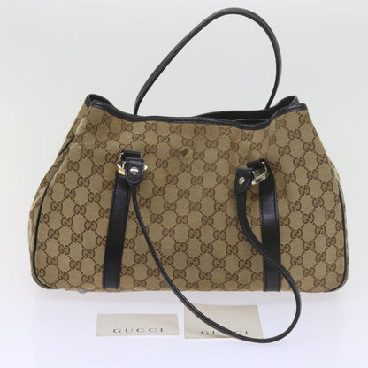 GUCCI GG Canvas Tote Bag Beige 232957  60522