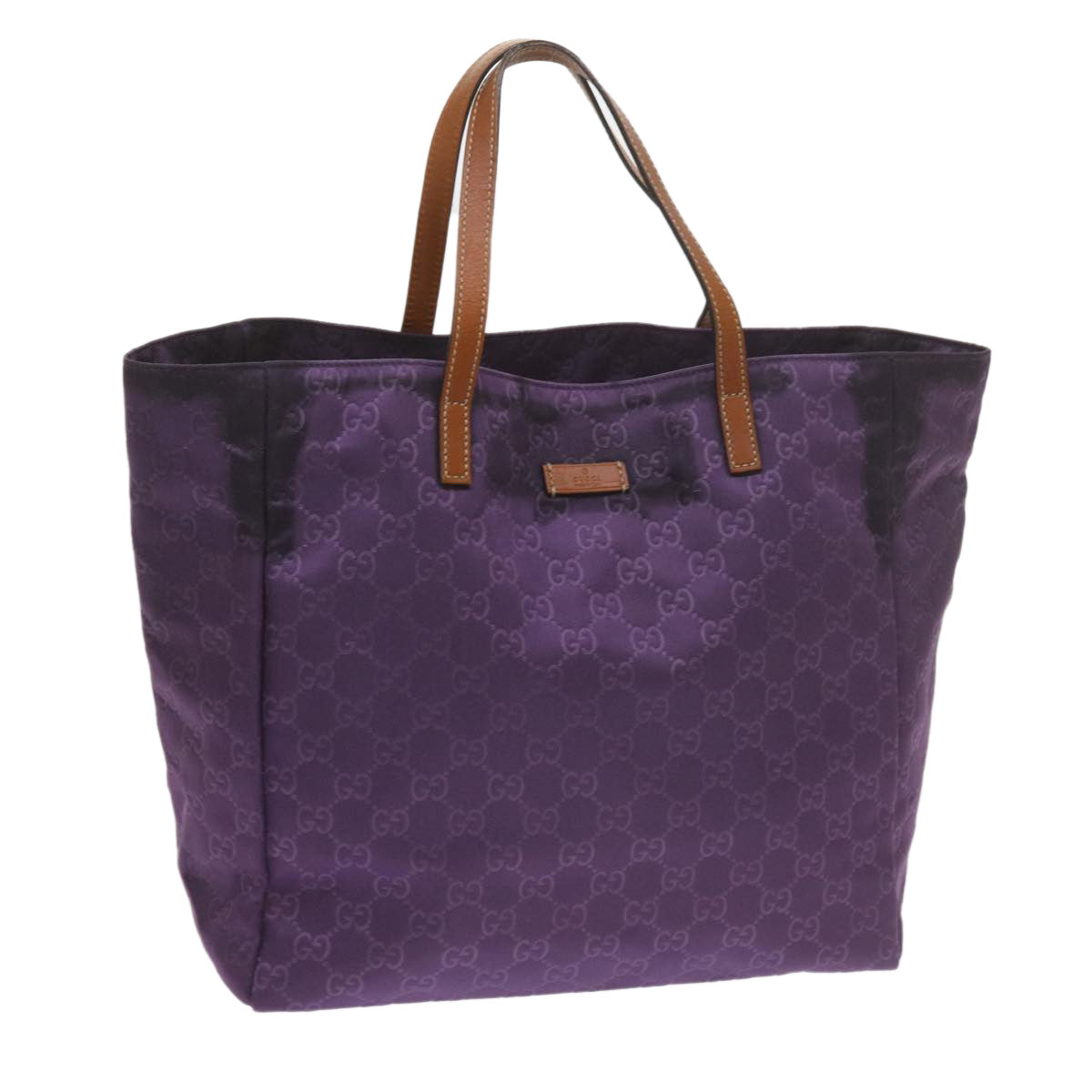 GUCCI GG Canvas Tote Bag Purple 282439  60524