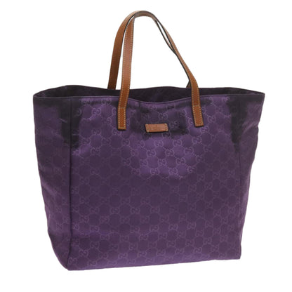 GUCCI GG Canvas Tote Bag Purple 282439  60524