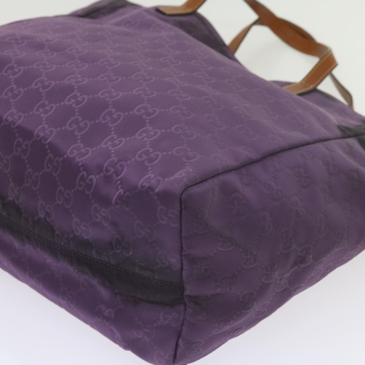 GUCCI GG Canvas Tote Bag Purple 282439  60524