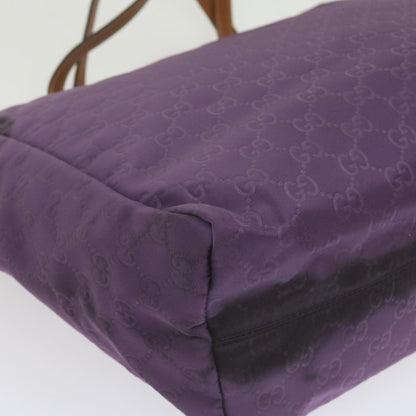 GUCCI GG Canvas Tote Bag Purple 282439  60524